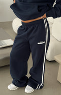 Studio 17 Spencer Wide Leg Sweatpants Navy