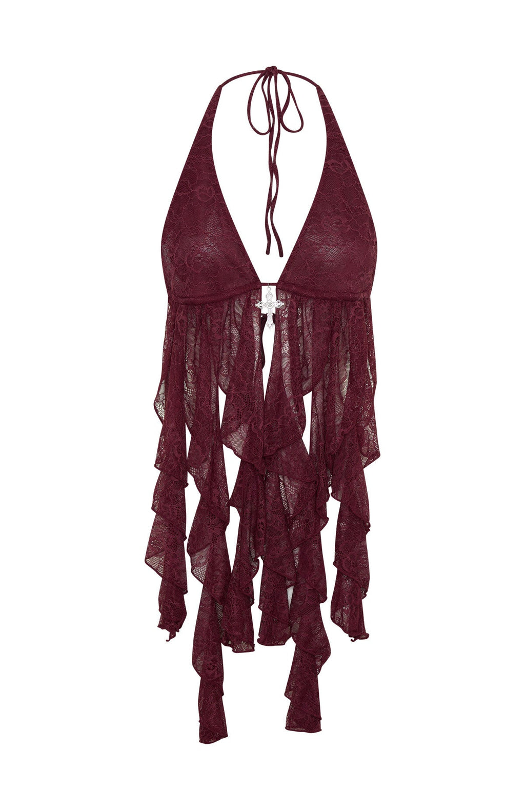 Bright Lights Halter Top Cherry Cola